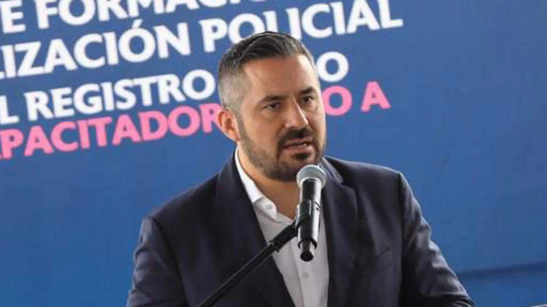 El alcalde de Puebla, Adán Domínguez Sánchez